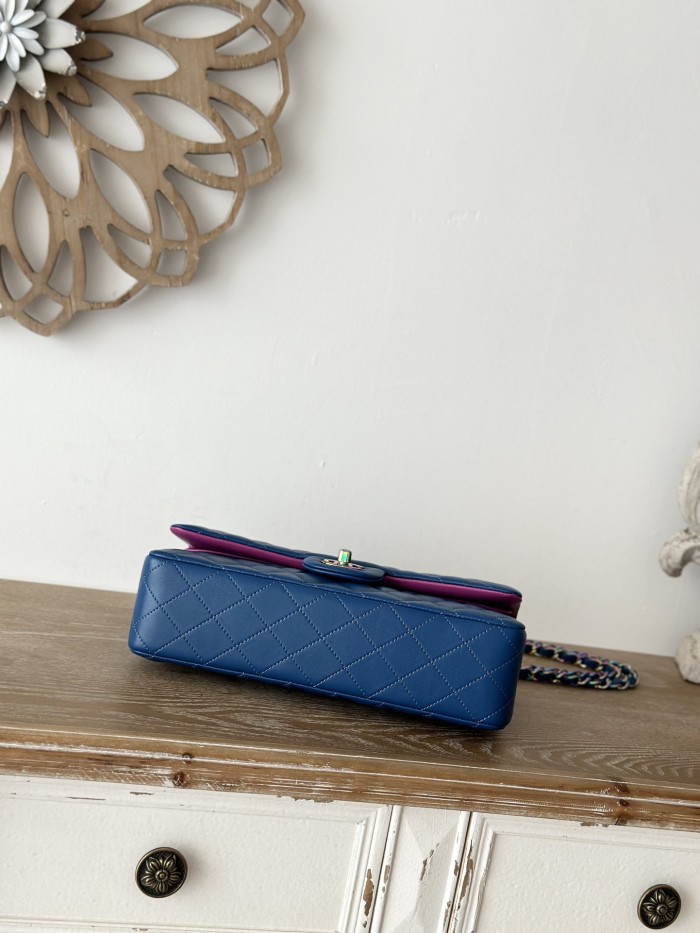 Classic Flap Medium Green Lambskin with Iridescent Hardware “25.5x15x6cm” -0301 =1112