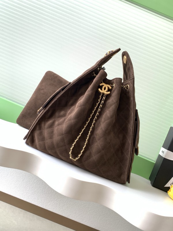 25K Hobo Hip Bag Large Suede “40x30x15cm” -009 =AS5311