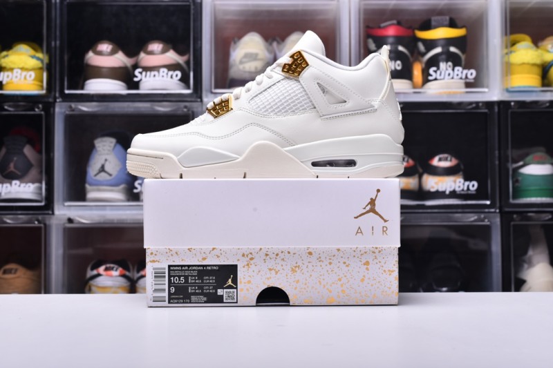 Jordan Air Jordan 4 Metalic Gold(Unisex)36-47=