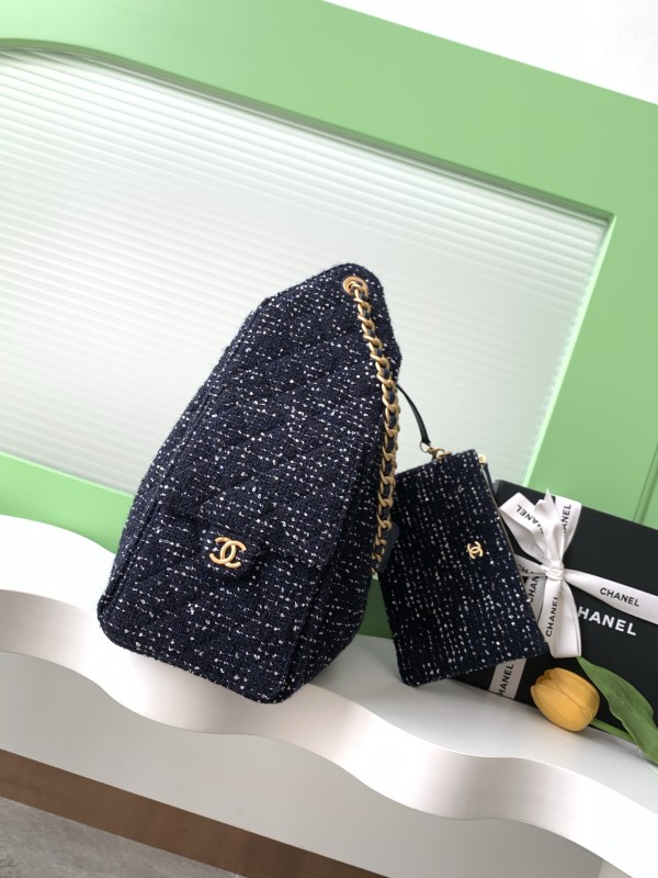 25C Hobo Hip Bag Large Tweed “40x30x15cm” -008 =AS5311