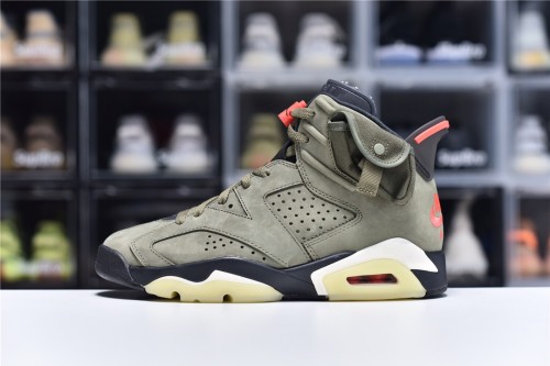 Air Jordan 6 Medium Olive TS 36-47=