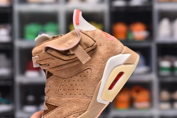 Air Jordan 6 X Travis Scott Retro SP British Khaki (Male)40-47=