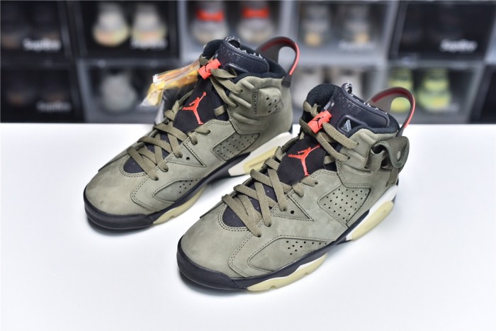 Air Jordan 6 Medium Olive TS 36-47=