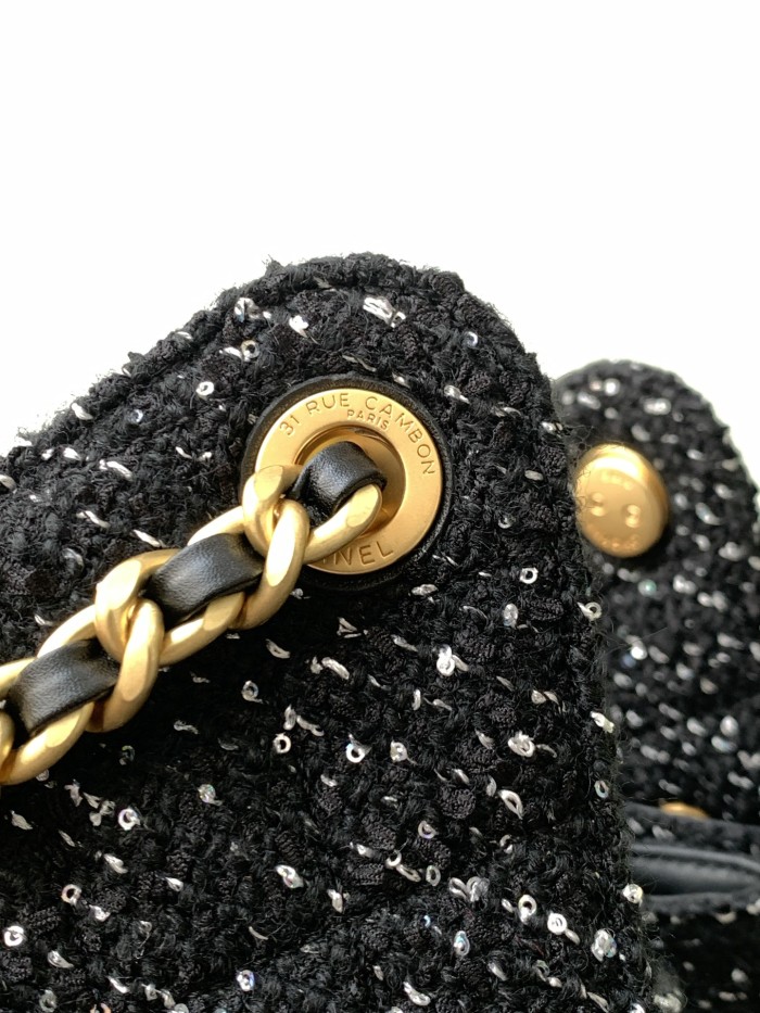 25C Hobo Hip Bag Large Tweed “40x30x15cm” -008 =AS5311