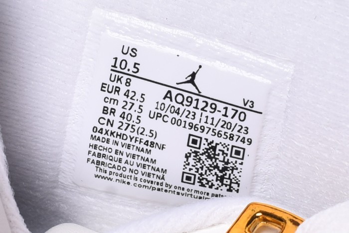 Jordan Air Jordan 4 Metalic Gold(Unisex)36-47=