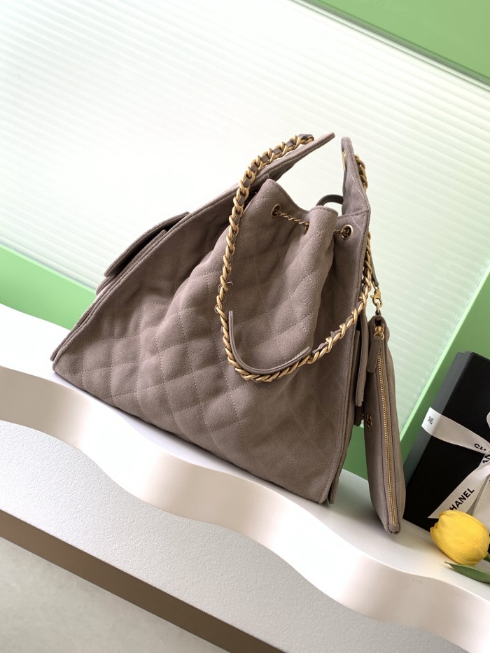 25K Hobo Hip Bag Large Suede “40x30x15cm” -009 =AS5311