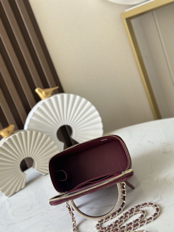 25B Vanity Case Mini Pearl Handle “17x10x8cm” -016 =A66068