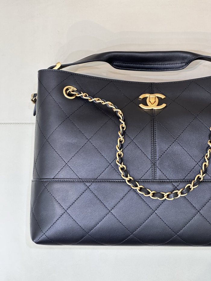 25A Shopping Bag Medium Lambskin “36x24x12cm” -0031 =AS5634
