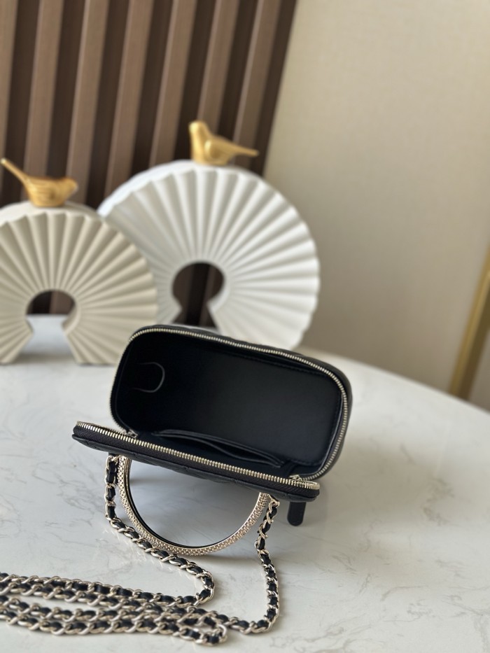 25B Vanity Case Mini Pearl Handle “17x10x8cm” -016 =A66068
