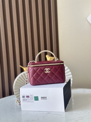 25B Vanity Case Mini Pearl Handle “17x10x8cm” -016 =A66068