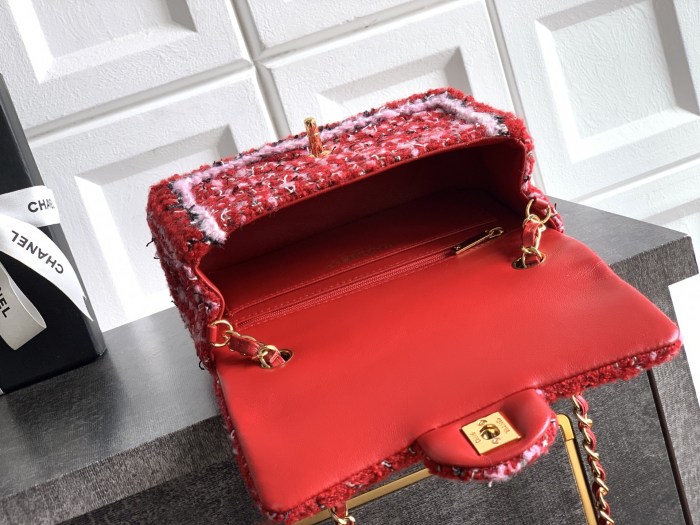 25K Classic Flap Mini Tweed “20x12x6cm” -065 =AS1116