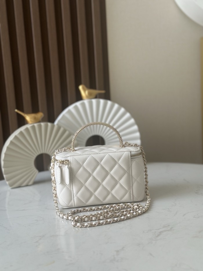 25B Vanity Case Mini Pearl Handle “17x10x8cm” -016 =A66068