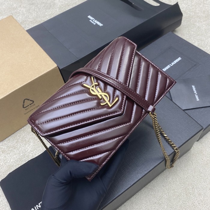 Cassander Envelope Chain Wallet  19*11.5*4CM  -084=