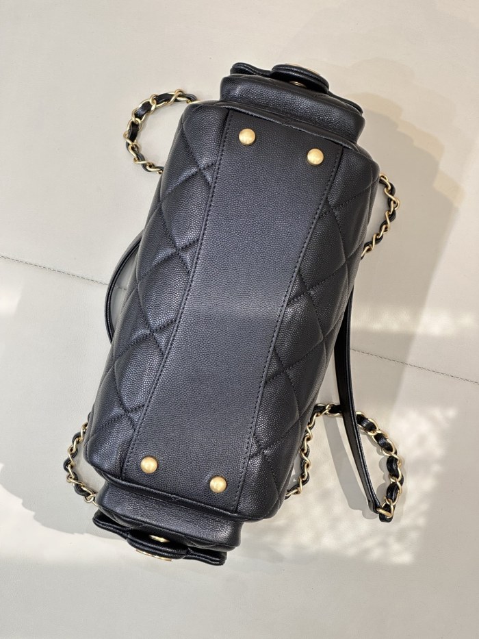 25K Bowling Bag Small Caviar “24x15.5x11.5cm” -0301 =AS5792