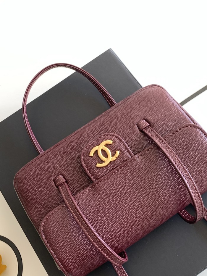 26P Preppy Coco Mini Grained Calfskin “11.5x17x5cm” -055 =AP5068