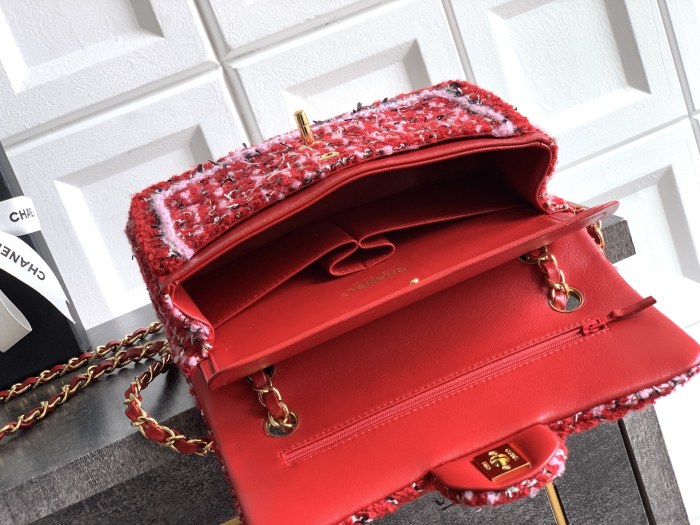 25K Classic Flap Medium Tweed “23x14x7cm” -066 =AS1118