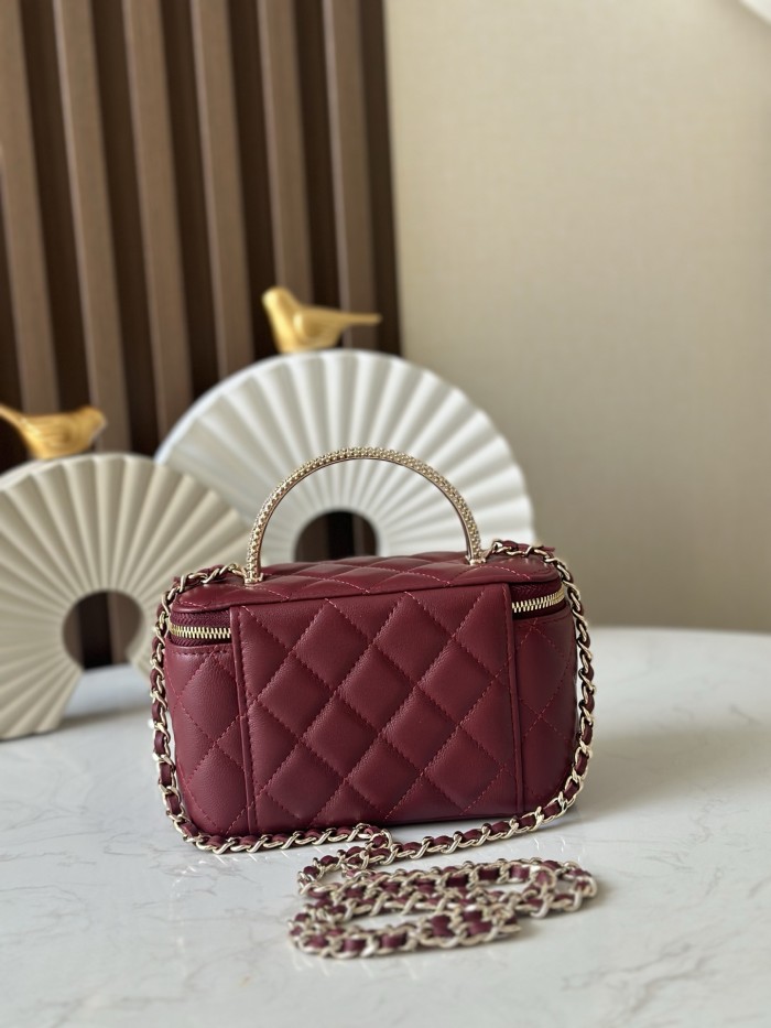 25B Vanity Case Mini Pearl Handle “17x10x8cm” -016 =A66068
