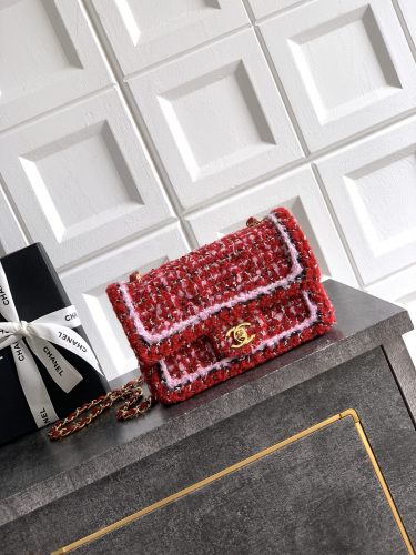 25K Classic Flap Mini Tweed “20x12x6cm” -065 =AS1116
