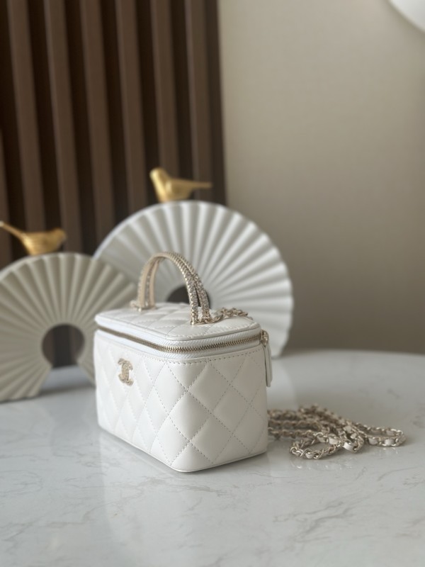 25B Vanity Case Mini Pearl Handle “17x10x8cm” -016 =A66068