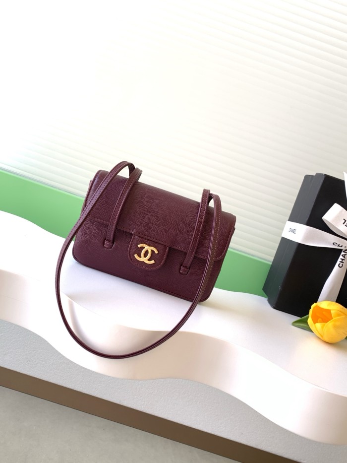 26P Preppy Coco Mini Grained Calfskin “11.5x17x5cm” -055 =AP5068