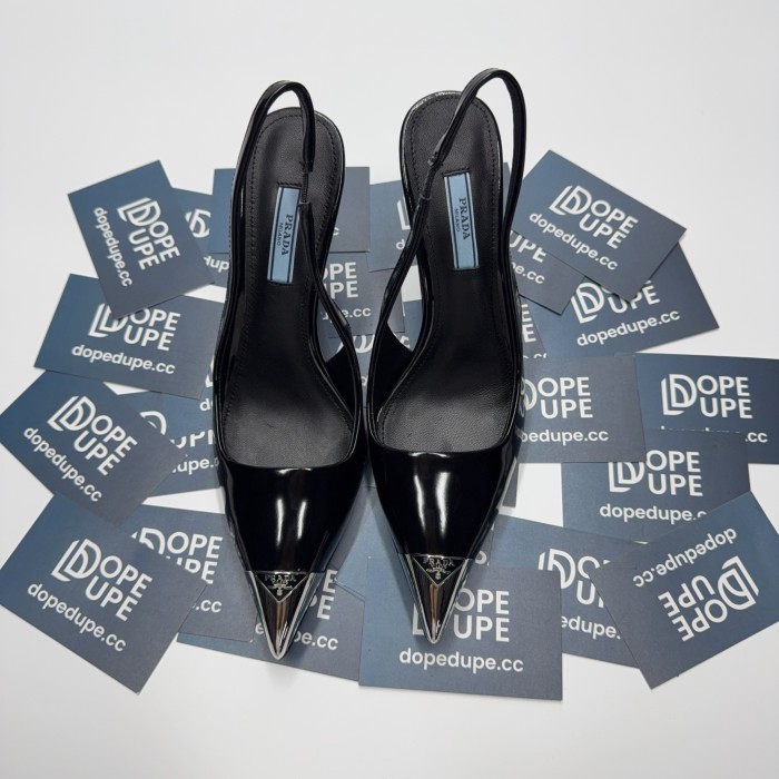 Metal-Toe Slingback Pumps(Female)36-41