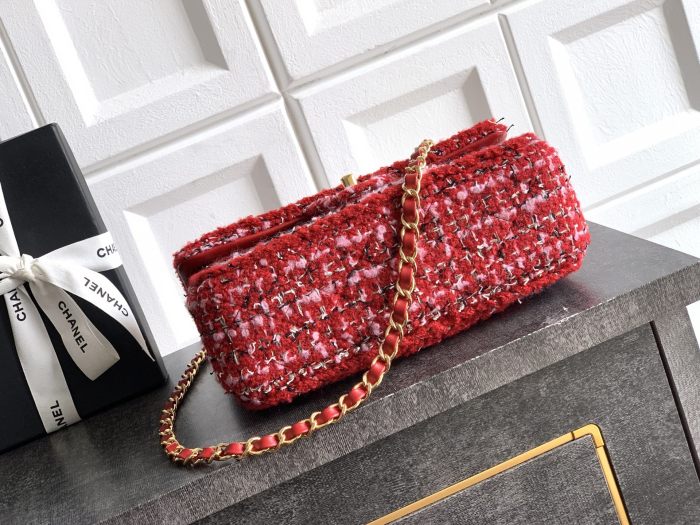 25K Classic Flap Medium Tweed “23x14x7cm” -066 =AS1118