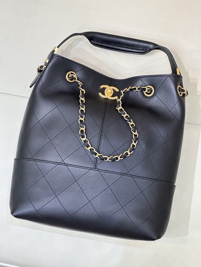 25A Bucket Bag Large Lambskin “33x29x11cm” -0031 =AS5636