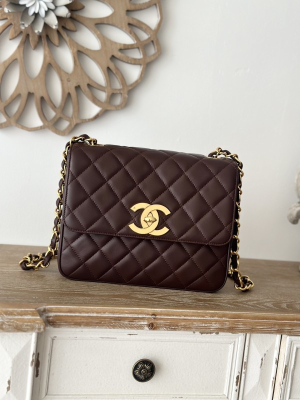 Vintage Classic Flap Medium Lambskin Big CC “25x20x9cm” -039 =A2218
