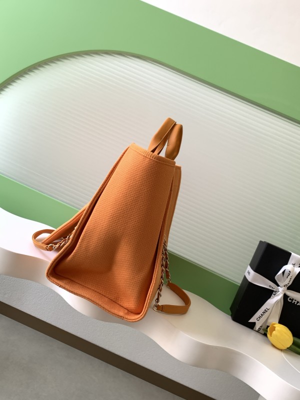26P Deauville Tote Bag Large Cotton “38x30x16cm” -056 =A66941
