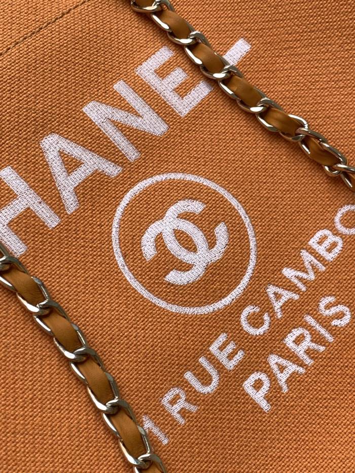 26P Deauville Tote Bag Large Cotton “38x30x16cm” -056 =A66941