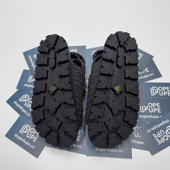 Monolith Raffia Double Strap Slingback Sandals (Female)36-41
