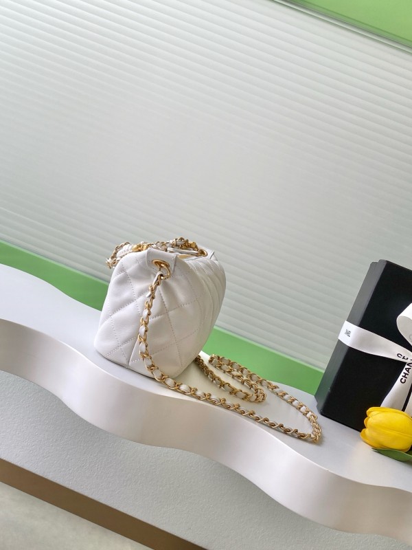 26C Hobo Mini Lambskin Pearl Chain “13x23.5x7.5cm” -037 =AS5898