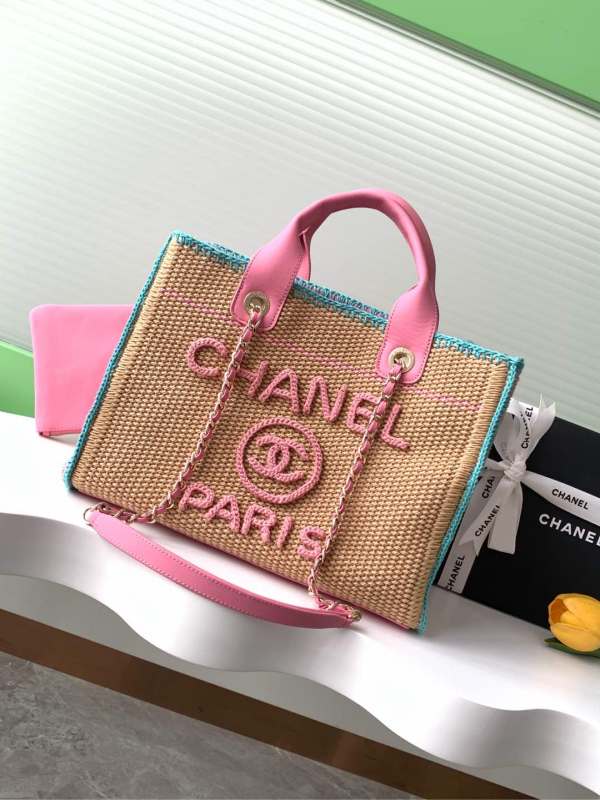 26P Paris Woven Medium Tote Bag “32x25x12cm” -0041 =AS3257