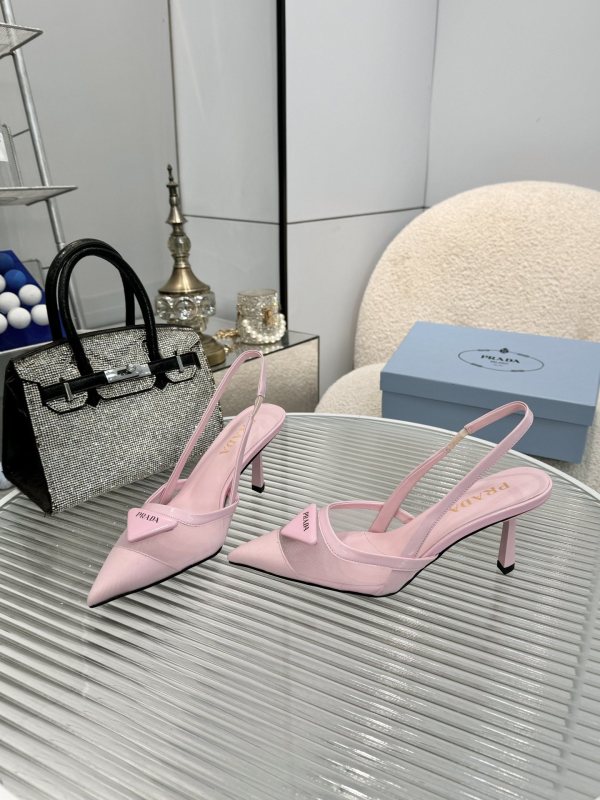 Mesh Fabric Slingback Pumps(Female)36-41=