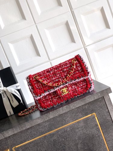 25K Classic Flap Medium Tweed “23x14x7cm” -066 =AS1118
