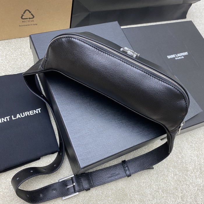Women Grain De Poudre Monogram Belt Bag  25*14*3.5CM -064=