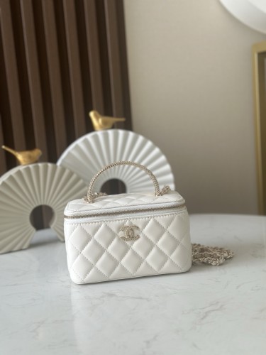 25B Vanity Case Mini Pearl Handle “17x10x8cm” -016 =A66068