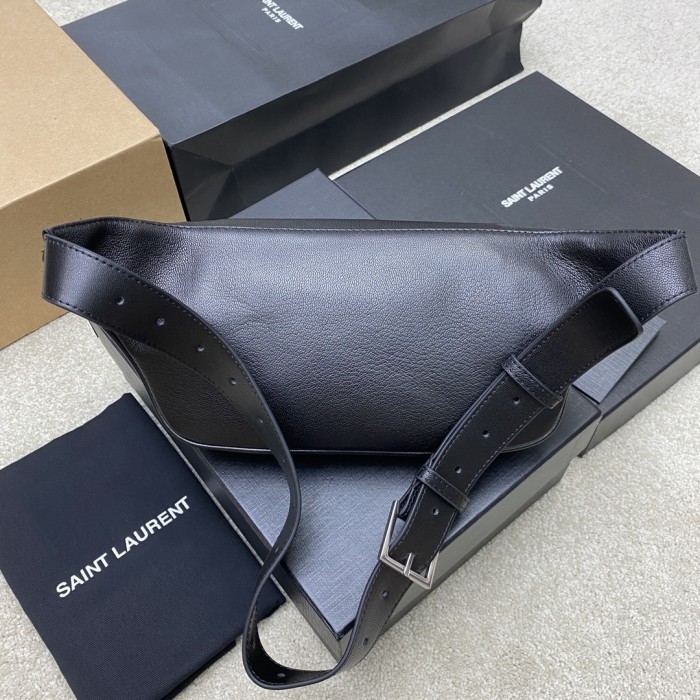 Women Grain De Poudre Monogram Belt Bag  25*14*3.5CM -064=
