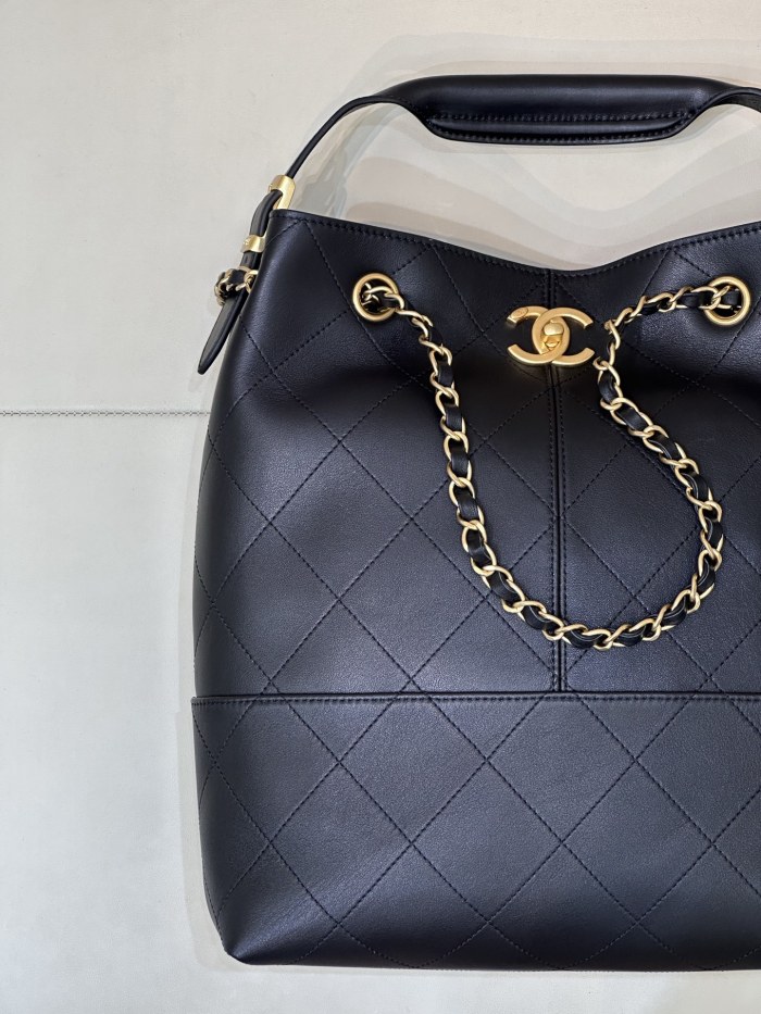 25A Bucket Bag Large Lambskin “33x29x11cm” -0031 =AS5636