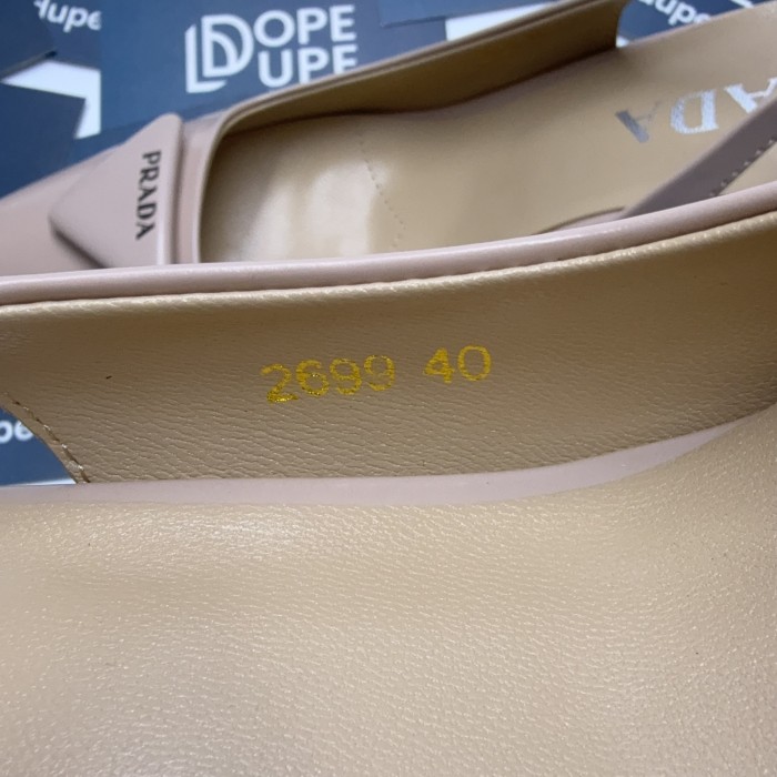 Triangle Logo Slingback Pumps(Female)36-41