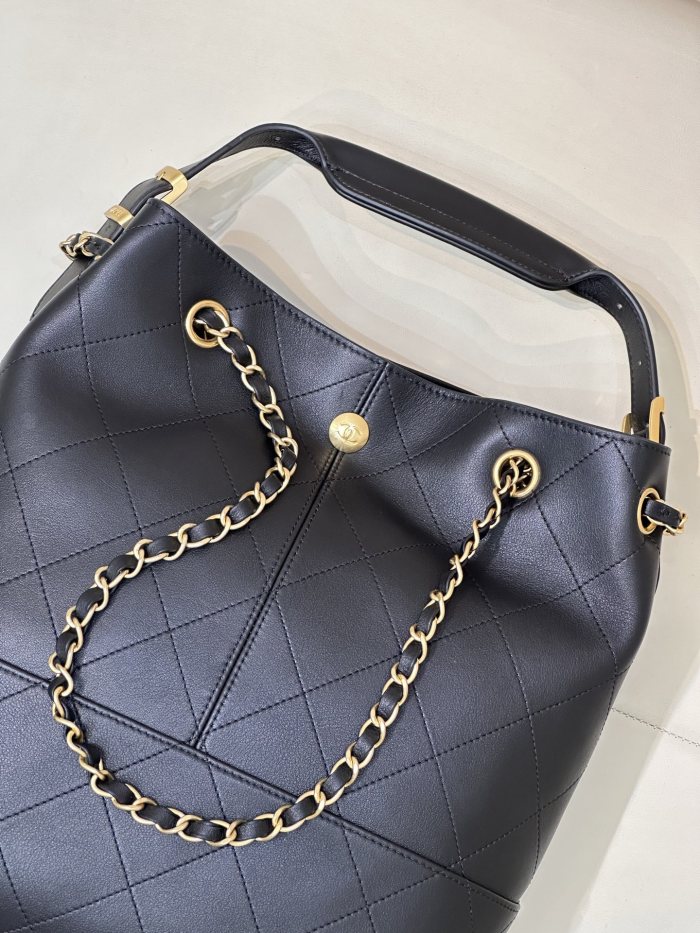 25A Bucket Bag Large Lambskin “33x29x11cm” -0031 =AS5636