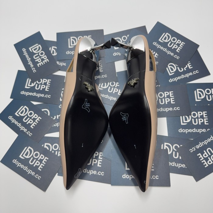 Triangle Logo Slingback Pumps(Female)36-41