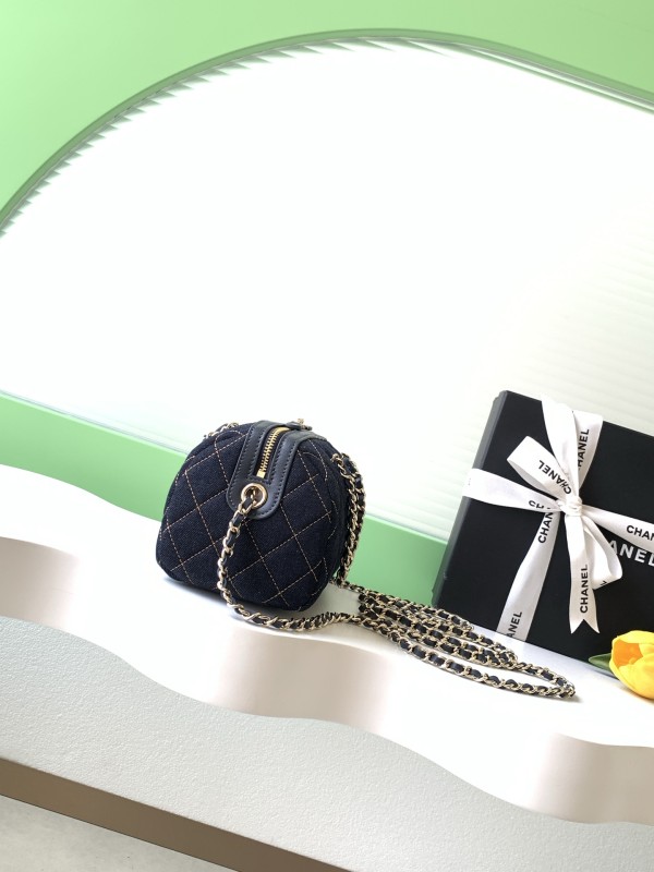 26P Pillow Bag Mini Denim “11.5x18.5x11cm” -006 =AP4986