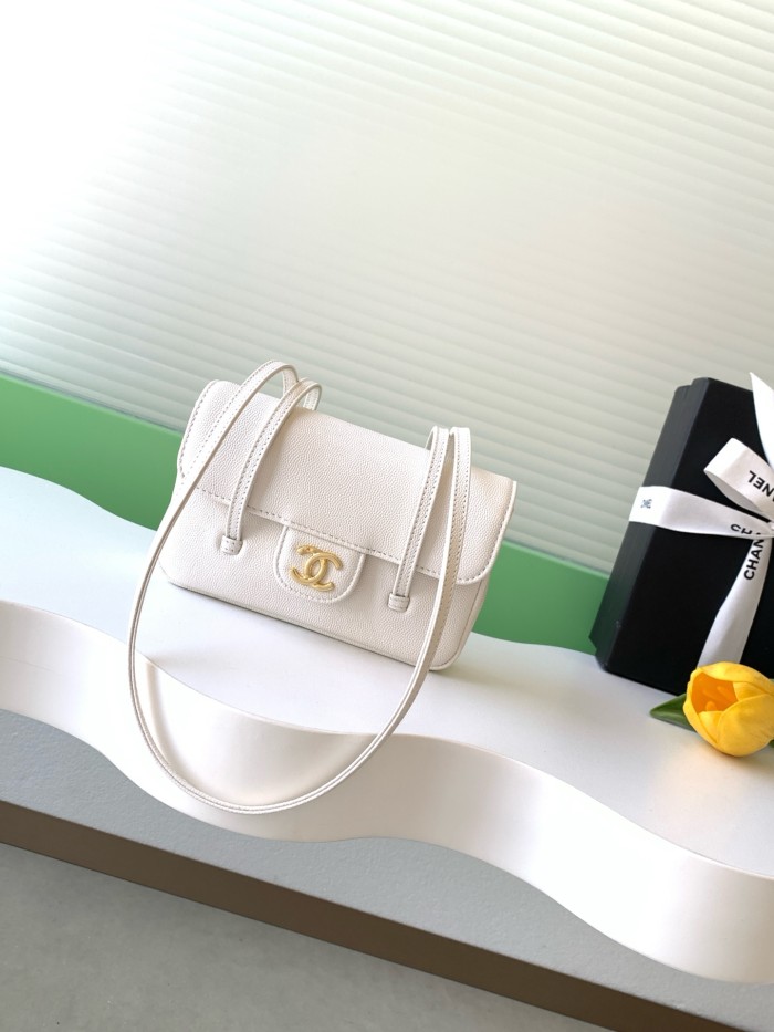26P Preppy Coco Mini Grained Calfskin “11.5x17x5cm” -055 =AP5068