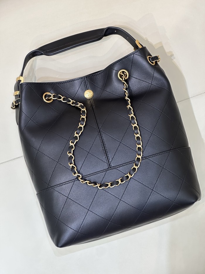 25A Bucket Bag Large Lambskin “33x29x11cm” -0031 =AS5636