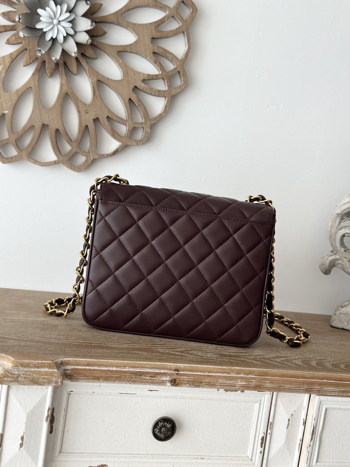 Vintage Classic Flap Medium Lambskin Big CC “25x20x9cm” -039 =A2218
