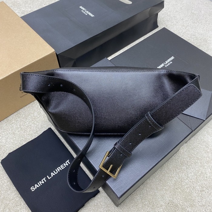 Women Grain De Poudre Monogram Belt Bag  25*14*3.5CM -064=