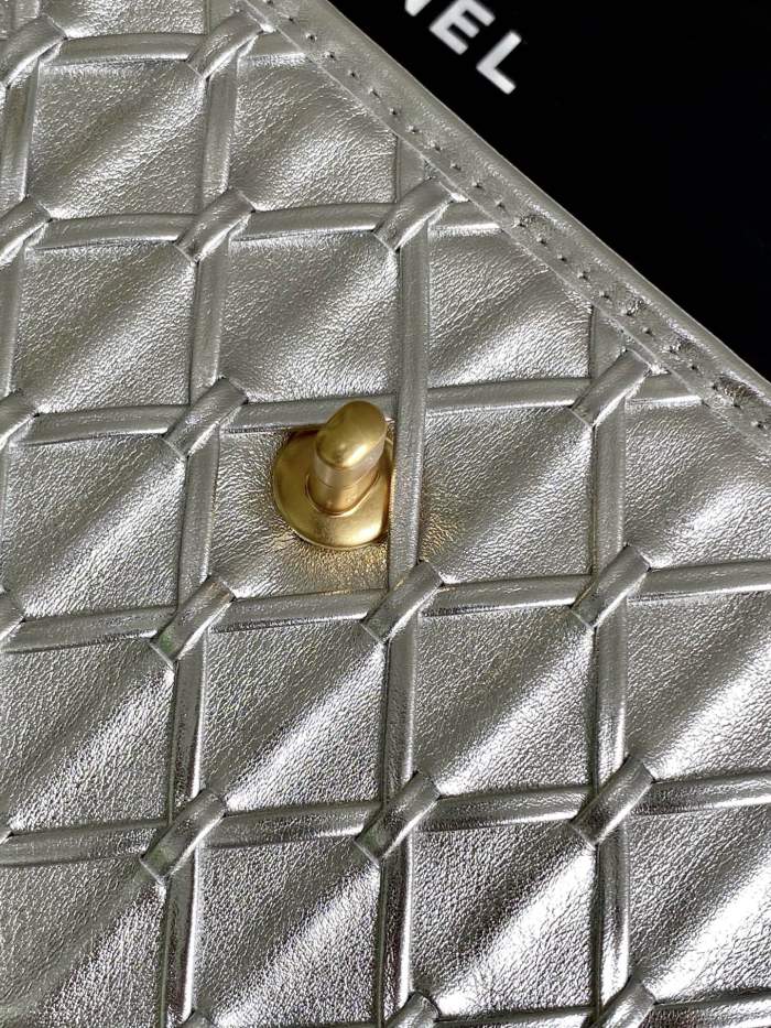 25C Classic Flap Mini Metallic Woven “15x25x8cm” -008 =AS4795