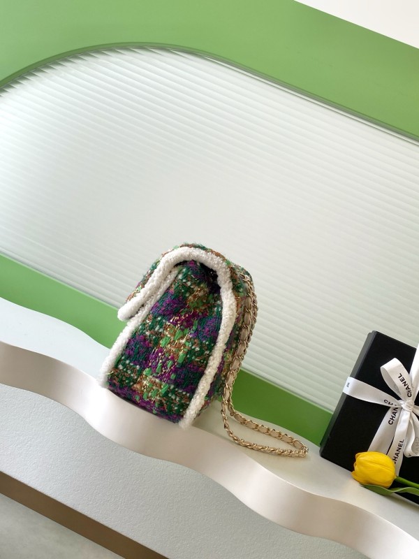 25N Classic Flap Medium Tweed “21x33x10cm” -086 =AS5687