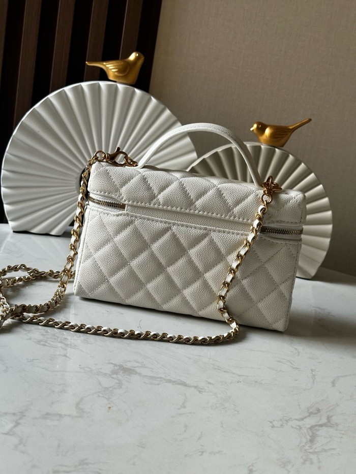 25C Vanity Case Small Caviar “19.5x17x5cm” -006 =66050